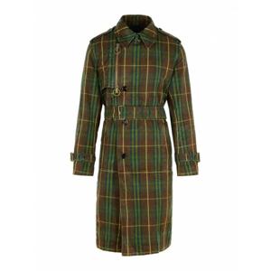 [BURBERRY] 남성 숏 Dark 그린 코튼 트렌치코트 코트 8098475 /8