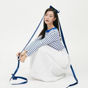 플라스틱아일랜드  보트넥 스트라이프 니트 (PR2KL362)