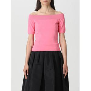 알렉산더 맥퀸 반팔 티셔츠 669510Q1AV4 5100 Pink
