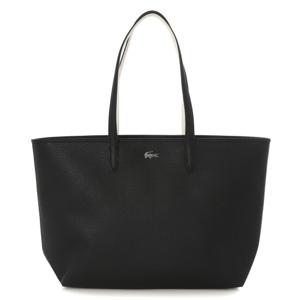 [라코스테]NF4823A55G 안나 가로형 탑지퍼 쇼퍼백- M66블랙/화이