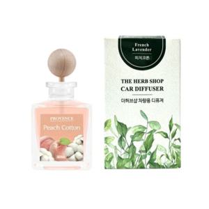 소모품 더허브샵 차량용 방향제 40ml 피치코튼 (1개)