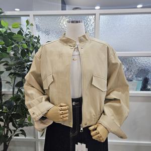 [부루앤쥬디]레더사선플랩점퍼 옐로우 BBRDJP102B
