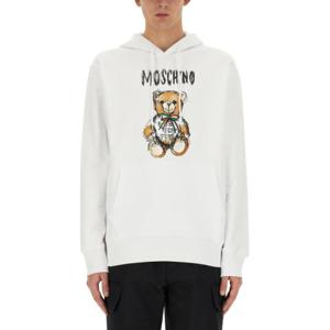 모스키노 후드 티셔츠 17160228 1001 WHITE
