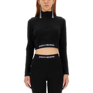 파코라반 긴팔 티셔츠 23AJTO609PA0092 P001 Black
