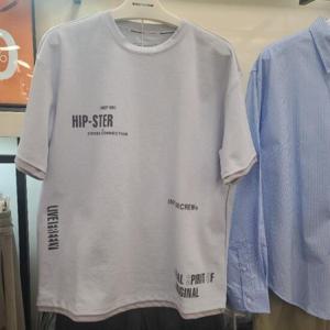 인터크루 HC36 레터링배치변형반팔티 ITZ2TM02A