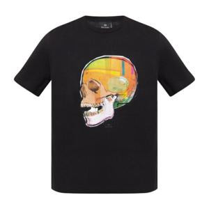 폴스미스 블랙 스컬 프린트 크루넥 반팔 티셔츠 M2R220X PP5119