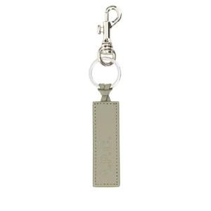A.P.C. Dove grey leather key ring PXAWVH63108 KAW