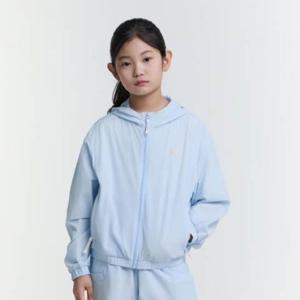 [내셔널지오그래픽키즈]   K252GJK010 여아 경량 바람막이 점퍼 ICEBLUE