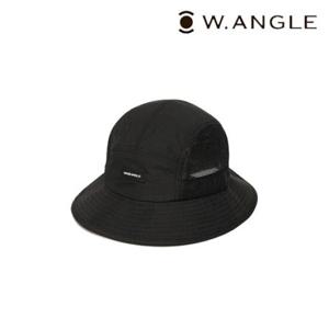 [와이드앵글]  WMM23C14Z1 CO 메쉬 포인트 사파리 버킷햇 (Black)