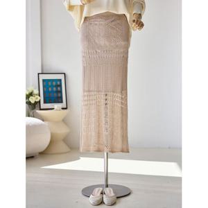 [커스텀에이블]크로쉐 밴딩 롱스커트_T2504SK014B