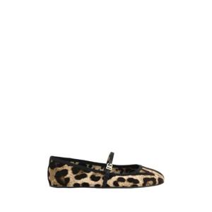 DOLCE & GABBANA 레오파드 프린트 발레리나 CB0246A6L96_HY13M