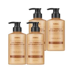쿤달 오 떼르말 스파 스크럽 바디워시 코지다즐링 500ml x4개