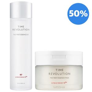 [50%][미샤] 퍼스트 에센스 180ml + 패드75매
