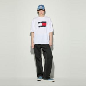 [공식][타미진스]스케이터 플래그 티셔츠(T32E1TTO05TMT2YBR)