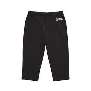 [내셔널지오그래픽 키즈] N215KLG020 여아 7부 레깅스 팬츠 CARBONBLACK