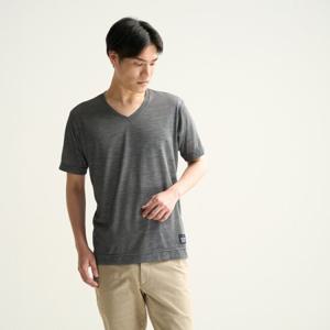 365올인원 메리노울 브이넥 반팔 셔츠 남성 C2JAB661-08 미즈노
