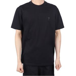 아미 남성 하트로고 반팔티 블랙 UTS022 726 001