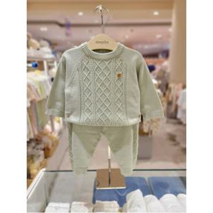 [압소바] HK 부텔라 니트 상하복(외출상하 24FW) (AZ541201)