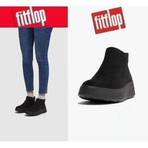 핏플랍 [FITFLOP] FFSO4F610BK 24FW F-모드 스웨이드 앵클 부츠_블랙 여성
