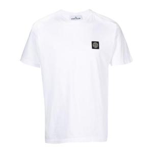 스톤 아일랜드 반팔 티셔츠 801524113A0001 White