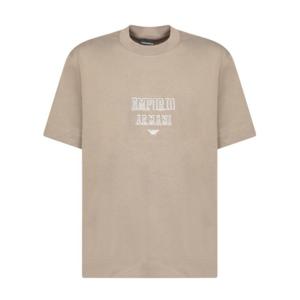 엠포리오 아르마니 반팔 티셔츠 6D1TQ9 1JWZZ 01P6 Beige