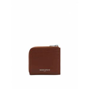 [MAISON KITSUNE] 남성 지갑 purses 폭스 헤드 지퍼 카드지갑 MM05342LC0043DARK Brown /8