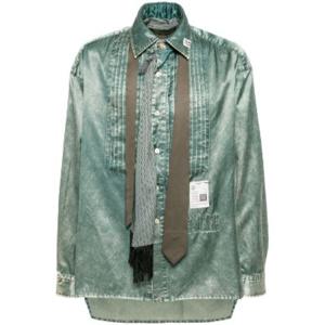 메종 미하라 야스히로 긴팔 셔츠 J13SH185KHAKI DOM