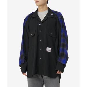 메종 미하라 야스히로 긴팔 셔츠 A10SH076BLACK DOM