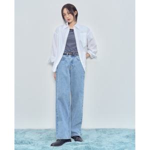 플라스틱아일랜드  (PR7WB166)  BEIGE 루즈핏 셔츠