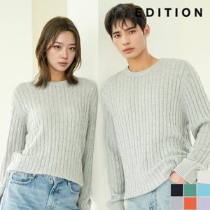 [에디션] [남녀공용] 코튼 베이직 니트  I (NED1ER1902)