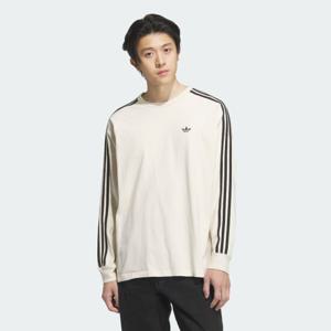[아디다스오리지널]공용  삼선 긴팔티셔츠  베이지 JV9280