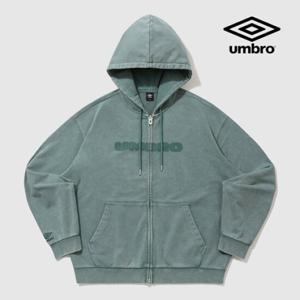 [엄브로] 워시드 니트 후디 집업 UQ121CFT22 BGN