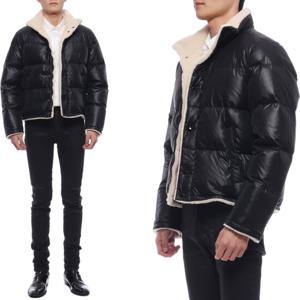 [생로랑] 24FW 남성 로고 푸퍼 다운 패딩 (745644 Y9G12 1001 24F)