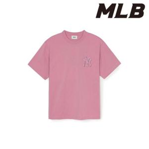 MLB (3ATSM1053-50PKP) 데님라이크 모노티브 오버핏 기능성 반팔 티셔츠