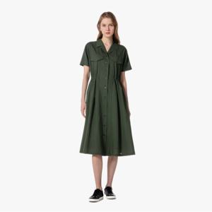 라코스테 공식 여성 데님라이크 반팔 셔츠 드레스 EF206E-55G HCF