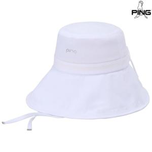 [양말증정]여성 뒷리본 버킷햇 121E1CP058_WH