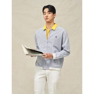 [빈폴멘] 시어서커 집업 카디건  블루 (BC5341C54P)