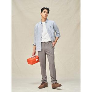 [빈폴멘] 울 블렌드 시어서커 셋업 테이퍼드 팬츠  베이지 (BC5321C62A)