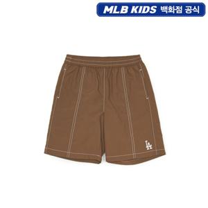 [MLB KIDS] 스티치 포인트 나일론 5부 팬츠 - BRS(브라운) (7ASMB0253)