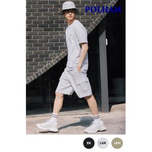 [폴햄] 남성 무브 백메쉬 카고 버뮤다 팬츠 PHF2PT1010 -us