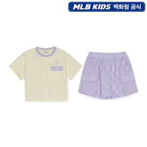 [MLB KIDS] 모노 아웃도어 여아 티셔츠 세트 (7FS1MD653)