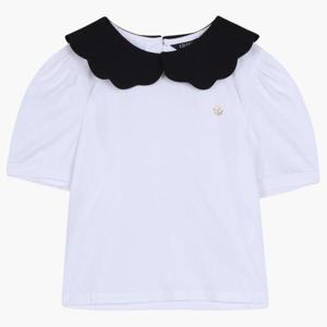 [셀덴]셀덴쿨한 스칼럽 애리 반팔 블라우스 EDBL23451 (32455338