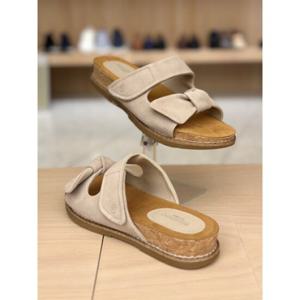 R 락포트 RW0200 조바 투 스트랩 슬리퍼 여성 리본 슬라이드(4.5CM)