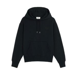 아미 톤온톤 하트 로고 후드 블랙   21FW A21HJ058-747-001