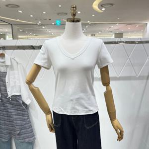 [밸리걸] 베이직 브이넥 티셔츠 911950