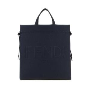 FENDI 미드나잇 블루 미디엄 고투쇼퍼 쇼핑백 7VA583AMAC F082Q