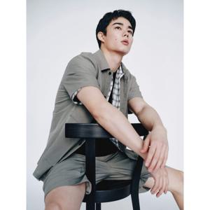 [Shift.G] Microdot Pleats Cargo Shorts  Khaki (GS5425CW1H)