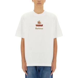 바버 X 바라쿠타 반팔 티셔츠 BRTEE0018 UT2890800 WHITE