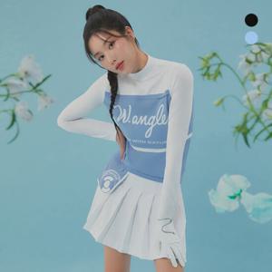 [와이드앵글] 여성 TO W.ICE 배색 인타샤 모크넥 스웨터 L_WWM25K33