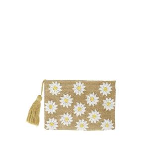 세인트바쓰 클러치 파우치 STWP001 00160H STRAW POUCH12 EMB DA